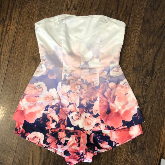 Tobi Pants - Floral Corset Romper